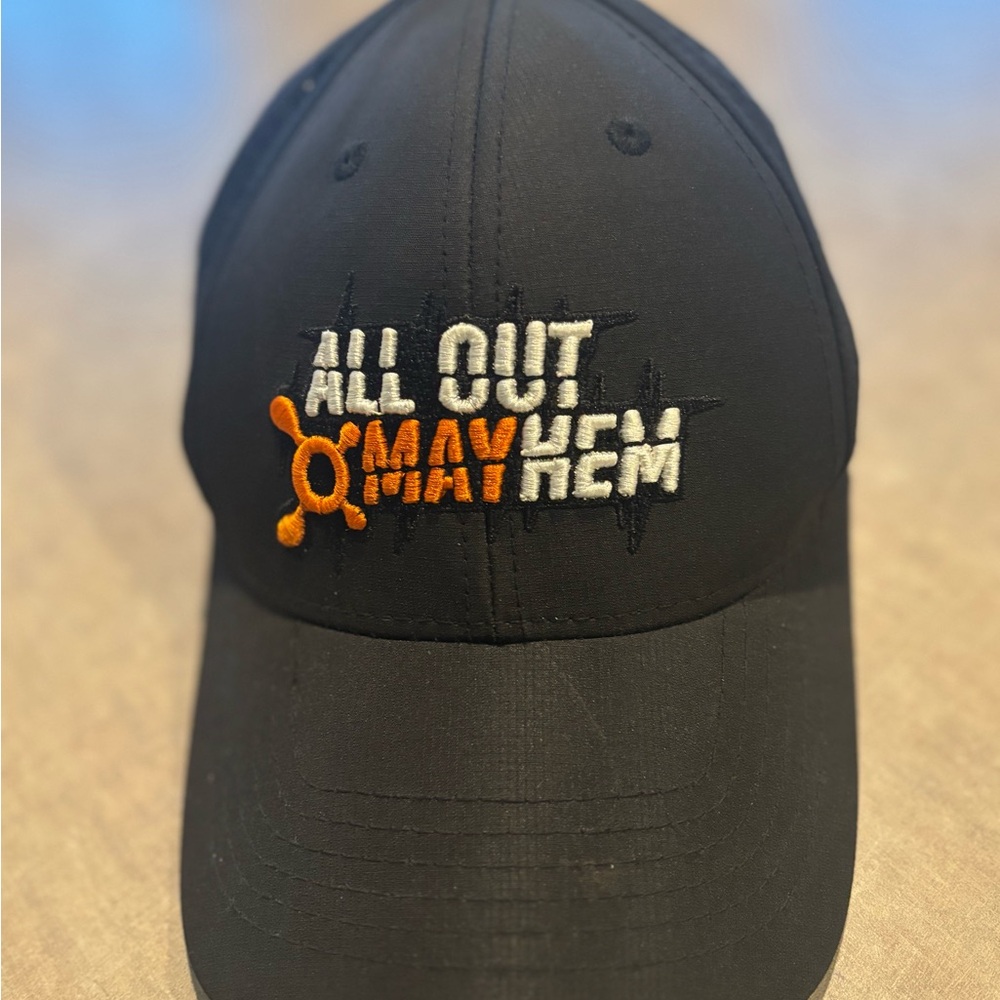 Black and Orange Cap